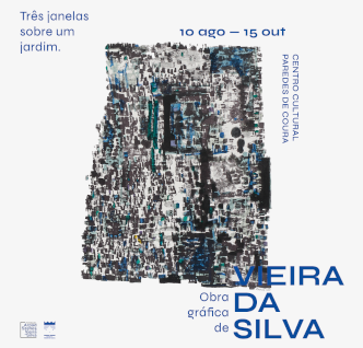 Três janelas sobre um jardim - Obra gráfica de Maria Helena Vieira da Silva 2