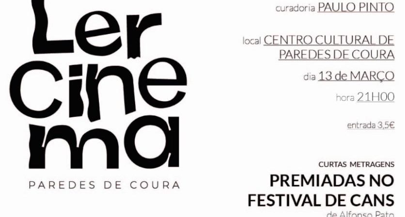 Ler Cinema com Alfonso Pato (Diretor do Festival de Cans) 1