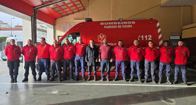 Bombeiros de Paredes de Coura reforçados com mais 5 elementos profissionais num claro esforço financeiro do Município