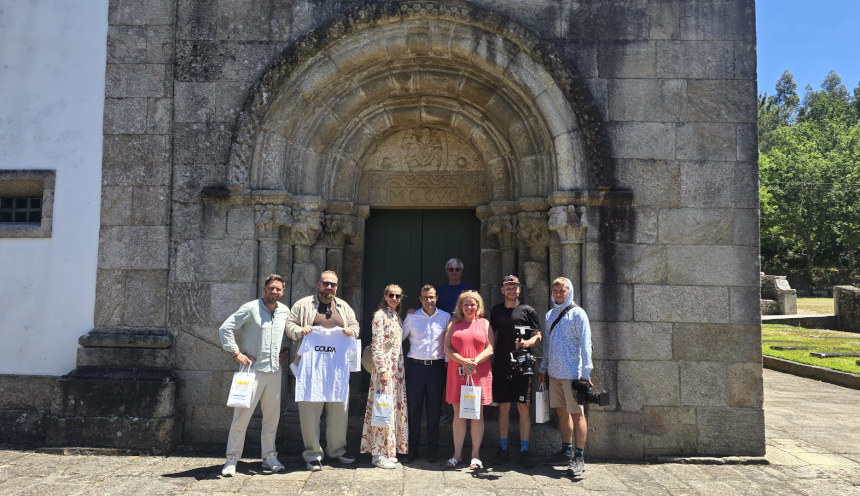 Televisão checa filmou na Igreja Românica de Rubiães