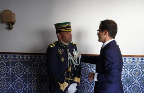 TIAGO CUNHA ESTREITOU COOPERAÇÃO INSTITUCIONAL COM NOVO COMANDANTE DISTRITAL DA GNR